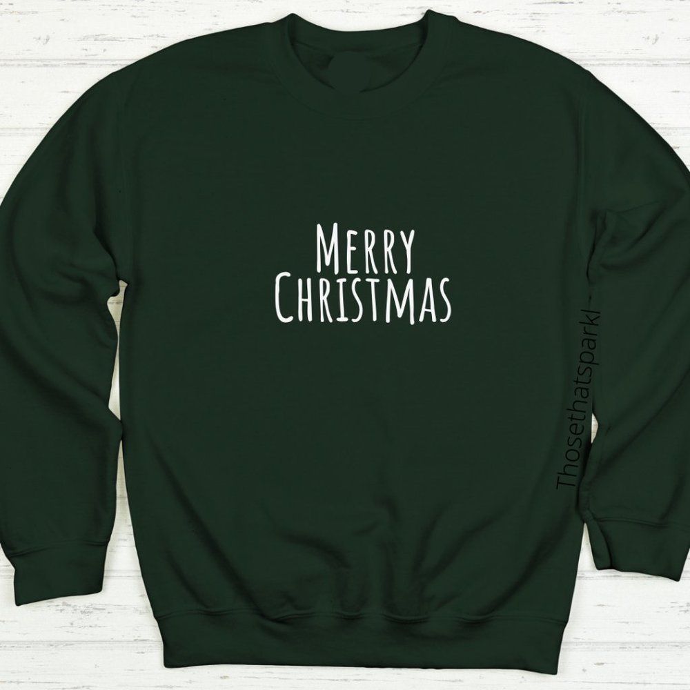 Merry Christmas Sweatshirt, Ugly Christmas Sweater